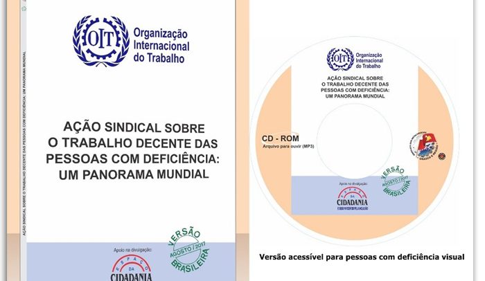 Descrição da imagem: Pasta com a carta em versão impressa e em CD rom