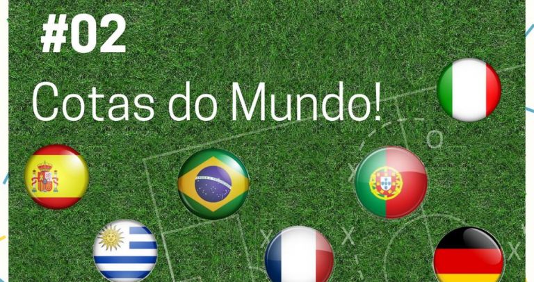 (Descrição de Imagem: Imagem com um gramado de futebol de fundo e bandeiras dos seguintes países: Espanha, Argentina, Brasil, França, Portugal, Itália e Alemanha. Na parte superior está escrito Lei de Cotas 27 dias pela inclusão - 02 Cotas do Mundo. Na parte inferior está o logo do 27º Aniversário da Lei de Cotas e da Câmara Paulista para Inclusão. #27diaspelainclusao).