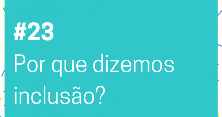 Por que dizemos inclusão? #27diaspelainclusão Sempre utilizamos o termo inclusão quando discutimos o papel da pessoa com deficiência na sociedade, mas afinal, o que queremos dizer com o termo “inclusão”? Anteriormente era utilizado o termo integração, no entanto depois se compreendeu que este era um conceito limitado. A proposta era integrar a pessoa com deficiência na sociedade, mas se exigia que ela se adequasse aos padrões vigentes, na busca de uma suposta “normalidade”. O conceito de inclusão se trata de um movimento de mão dupla. A inclusão assume que a diversidade faz parte da sociedade e que devemos proporcionar oportunidades de convívio e participação social a todos e todas. A inclusão portanto não exige a mudança do indivíduo, mas sim a transformação da sociedade. Assim, incluir significa valorizar as diferenças e quebrar barreiras. Uma sociedade inclusiva tem um compromisso com todas as minorias sociais, a fim de garantir o direito de cidadania a todos independente de sua cor, raça, gênero, crença, etnia ou deficiência. A inclusão é para todos e todas, porque somos todos diferentes