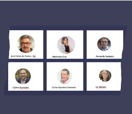 Fotos e nomes dos participantes